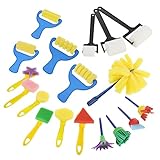 Gogogmee 1Satz Malschwamm für Teiliges Kreatives Kunstbedarf mit Schwammpinseln für DIY Malerei und Basteln Fördert Kreativität und Fantasie Sicher für Kleine Hände