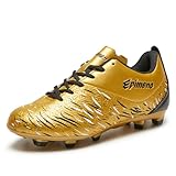 EPIMENO Fußballschuhe für Jungen Mädchen Kinder Fussballschuhe Outdoor Firm Ground Soccer Cleats(Grundschulkind/Jugendliche)