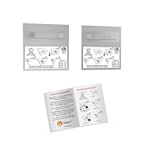 hang-it Spiegel Aufhänger Set mit 2 Spiegelaufhänger - 70x70 mm Spiegelhalter