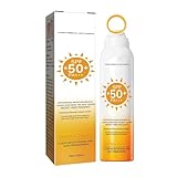 Sonnenschutzspray Spf 50, Sonnenschutzsprays Für Empfindliche Haut, Transparentes Sonnenspray für Gesicht Und Körper, Breitspektrum, Wasserfest, Gegen Uva Und Uvb Instant Spray (1)