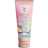 CD Girl 3in1 Duschgel | Duschgel, Shampoo & Spülung für Mädchen | Mit Bio-Aloe-vera & Bio-Pfirsich-Extrakt | Girl-Power-Duft | für empfindliche Haut | ohne Mikroplastik & vegan | 250ml