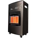 TroniTechnik® Heizgerät 4200 Watt 3 Stufen Gasheizofen Gasheizgerät Gasheizer Keramik Gasofen Gasstrahler für Gasflasche Propangas Heizer, Heizung inkl. Gasdruckregler mobil energiesparend