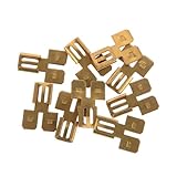 JECOMPRIS 8 Stück Den Stecker schnell trennen Flachstecker Elektrischer Stecker Crimpen elektrische anschlüsse Terminal-Anschlüsse Flachdrahtverbinder Kabelverbinder Metall Golden