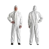3M 45104XL Schutzanzug, Typ 5/6, Größe 4XL, Weiss