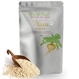 Maca-Pulver Bio Gelb Schwarz Rot-Lila Mix (Roh Vegan) Macawurzel 100% Rein Ohne Zusätze - Superfood für Power Smoothies - Organic Raw Maca Root Powder Mix Yellow Black Red Purple | PureRaw 1kg