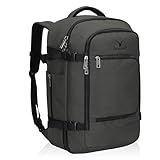 Hynes Eagle Reiserucksack 40L Fluggenehmigt Handgepäck Rucksack Herren Große Kabine Weekender Laptop Rucksack Damen 15,6 Zoll Grau 2023, Grau 2023, Large, Reiserucksäcke