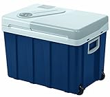 MOBICOOL W40 Kühlbox mit Rollen | Elektrisch | 39 L | 12V, 24V, 230V | für Auto, Lkw, Boot, Reisemobil und Steckdose