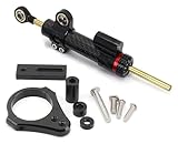 BUTUFYTR Motorrad Lenkungsdämpfer Für Street Triple 765 R RS 2017-2022 765 S 2017-2020 Motorrad Stabilisator Dämpfer Aluminium Lenkung Montage Halterung(Set 5)