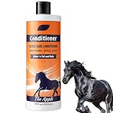 Shampoo mit Pferdemähne und Schwanz, Shampoo mit Mähnen, Conditioner mit Schwanz und Mähnen, 500 ml, Zubehör für Pferdepflege, Fellreinigung und Spülung