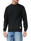 Carhartt, Herren, Weites, mittelschweres Sweatshirt mit Rundhalsausschnitt, Schwarz, L