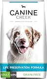 Canine Creek Adult Dry Dog Food, Ultra Premium - 12.5kg (+1kg Extra Free Inside) for All Breed Sizes for Dogs Preservative-Free