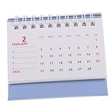 Gogogmee Tischkalender 2025 notizbuch büro Bürokalender Wochenkalender Flip- -Schreibtisch 18-monatiger Tischkalender Kalenderschreibtisch Notiz-Stehkalender Papier