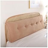 Rückenkissen Bett,Lang Keilkissen Hohen Rückenkissen Kissen Bettkissen Rückenlehne Nackenstützkissen Rückenstützkissen Lordosenstütze Lesekissen,F,200X50X12cm(79X19.7X5in)