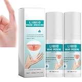 Flüssiges Verbandsspray, 30 ml, wasserdichte Sprühpflaster, atmungsaktiv, wasserdicht, Wundheilgel, flüssige Bandage, für kleinere Schnitte, Schrammen, Wunden (2)