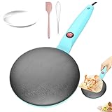 Crepera Elektrische Crêpe-Maschine, 7,8 Zoll (17,8 cm), antihaftbeschichtet, automatische Temperaturregelung, antihaftbeschichtet