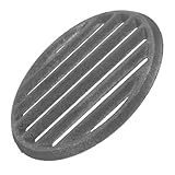 INOOMP Gusseisengrill Außengrillnetz Rundgrill Rost Austausch Des Holzkohlerosts Rost Für Grill Grillzubehör Kamingrillrost Kaminroste Grills Runden Grillgitter Runder Grillrost Schwarz