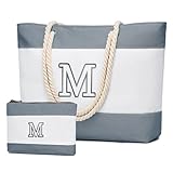 oscaurt Tote Bag Damen Strandtasche XXL Familie Groß Tasche Shopper mit Reißverschluss Einkaufstasche Reisetasche Handtasche Umhängetasche Geschenke für Frauen