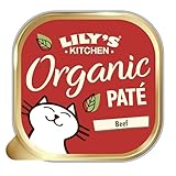 Lily’s Kitchen Katzen Nassfutter mit Bio-Rindfleisch, Vollwertnahrung (19 x 85g)