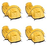 Reinscer 4X Ultraleichtes Biwak Zelt Einzel Person Rucksack Biwak Zelt Wasserdichter Biwak Sack für Camping ÜBerlebens Reisen im Freien