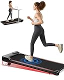 CURSOR Walking Pad mit Steigung 1-8KM/H, Laufband mit Steigung für Zuhause und Dreifacher Dämpfung und Leisem 2,5PS Motor, Laufband Schreibtisch Max. Belastung 136KG