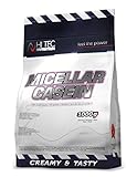 HI TEC NUTRITION Micellar Casein Proteinpulver 1000 g – Vanille – Cremiger Eiweißshake & Eiweißpulver – Langsam verdauliches Casein Protein – Für Muskelaufbau, Diät, Regeneration