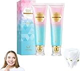 Niacinamide Whitening Toothpaste - Aufhellend, Kirschblüten-Minze-Geschmack, Erfrischt den Atem, Fluoridfrei, Entfernt Flecken, Verbessert die Gesundheit des Zahnfleisches (2PC)