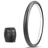 MEGHNA 1/ 2er Pack-MTB Reifen 20/24/26x1.75 Zoll Fahrrad Reifen Fahrrad Mantel für Mountainbike,E Bike, Kindfahrrad/Falträder/Hybrid Fahrrad, Falt Reifen Slick Reifen (1er-Pack 26x1.75Zoll)