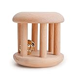 let's make Spielzeug Intellektuelle von Kindern Montessori Spielzeug Bio-Holz Glocken Rasseln Baby Spaß und Interessante Spielzeug Pflege Baby Dusche Geschenke