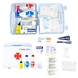 Ferretelix® Koffer 26 cm x 23 cm x 7 cm, Erste Hilfe mit tragbarer Ausstattung, hergestellt in Spanien