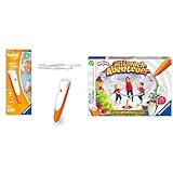 Ravensburger tiptoi Stift 00110 - Das spielerische Lernsystem, Lernspielzeug für Kinder ab 2 Jahren - Der Stift & tiptoi Active Spiel 00076, Mitmach-Abenteuer