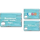 Victorinox Swiss Card Nailcard mit Wunschdruck I Geschenk für Frauen I Geschenke zum Geburtstag I Schweizer Taschenmesser personalisiert 13 Funktionen