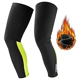 ROCKBROS Sport Armlinge Beinlinge Winter Arm Sleeves Armwärmer Beinwärmer Herren Damen für Radfahren, Angeln, Fußball, Basketball, Wandern, Laufen, Outdoorarbeit 1 Paar(Beinlinge 2XL-3XL)