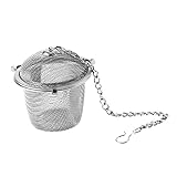 CLISPEED 1 Stück Teekugel aus Edelstahl Ball geformt Tee-Eier für losen Tee Gewürzkugel rostfrei kein schne gewürzei gewürzsieb teesiebe Nein werkzeug Teesieb aus Edelstahl Tee Filterkugel