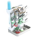 Rproonay Babyflaschen-Organizer, vertikaler Flaschentrockner, Nippel-Trocknerhalter, platzsparendes Design, effizientes Abtropfen, 35,6 cm, für Babyflaschen