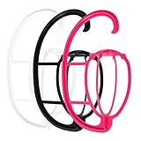 SHERCHPRY 3Stücke Perückenständer aus Kunststoff Abnehmbarer Hängehalter für Perücken Platzsparend und Tragbar Leuchtenden Farben für Reisen