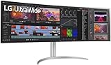 LG Electronics 49WQ95X-W.AEU IPS 32:9 UltraWide Monitor 49' (124,46 cm), QHD Wide 1440p, Curved IPS Aktiv Matrix mit White LED Backlight, Anti-Glare, Weiß