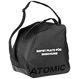 Atomic W Boot Bag Cloud in Schwarz/Grau - Robuste Skischuhtasche - Extra Zubehör-Fach - Junior Performance Shell für mehr Stabilität - Mit herausnehmbarer Skischuhplatte, Einheitsgröße, AL5046520