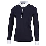 Pikeur Damen Turniershirt, Shirt, Show Shirt, Turnierbluse PK_ORIANA Größe 40, Farbe night sky