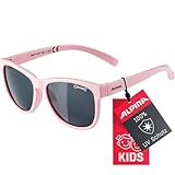 ALPINA LUZY - Verzerrungsfreie und Bruchsichere Sonnenbrille Mit 100% UV-Schutz Für Kinder, rose gloss, One Size