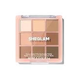 SHEGLAM Lidschattenpalette 9 Farben Ultra-pigmentierte Schimmer Matte Töne, Vegan & Tierversuchsfrei-Forever Matte
