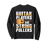 Gitarrenspieler machen Saitenabzieher Spaß Sweatshirt
