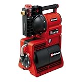 Einhell Hauswasserwerk GE-WW 1246 (1200 W, 4600 L/h Fördermenge, 4,8 bar Druck, 20 L-Tank, Schmutz-/Sauganzeige, Frostschutz, Vorfilter, zweiter Druckanschluss)