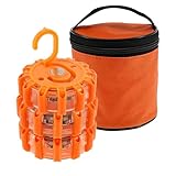 PEIZHIYC 3 Stück Warnleuchte Auto Wasserdicht Rundumleuchte LED Magnet mit 9 Blinkmodi Warnlampe Auto Panne für Traktor SUV Camping Bergsteigen Wandern Abenteuer