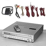 TYH DVD-Player, 5.1 Surround-Kanal-DVD-Heimkino-Disc-System, Mit DVD/CD-Unterstützung, Glasfaser-Koaxialausgang, DVD-VCD-CD-Lesegerät, Kopfhörerüberwachung, Dual-Wave-Radio