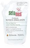 Sebamed Flüssig Wasch-Emulsion Nachfüllpack, seifenfreie Reinigung für empfindliche und problematische Haut, ohne Mikroplastik, MADE in Germany, 400 ml