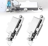 Magnetic Seam Guide,2024 Upgraded Magnetic Seam Guide with Clip Hemmer Guide Sewing Ruler,Multifucntional Straight Line Sewing Ruler with Clip for Walking Foot Sewing Machine (2 Pcs)