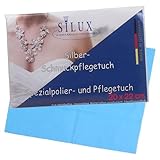 Silberputztuch 20 x 22 cm für Schmuck mit Silberputzmitteln