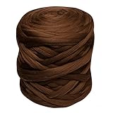 1m Filzwolle Märchenwolle Merino Nassfilzen Trockenfilzen Spinnen über 100 Farben Meterware, Farbe Wolle:022 toffeebraun