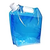 Sosoport 4 Stück wassersäcke wasserbeutel waterbag water bag bewässerungssäcke wassertasche h2o bag Outdoor-Eimer Vorratsbehälter Wasser 5l Eimer Hohe Kapazität Wasserbehälter Container