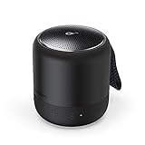 soundcore Anker Mini 3 Bluetooth-Lautsprecher, Kompakter Lautsprecher mit BassUp und PartyCast Technologie, USB-C, Wasserschutz IPX7, Individueller EQ